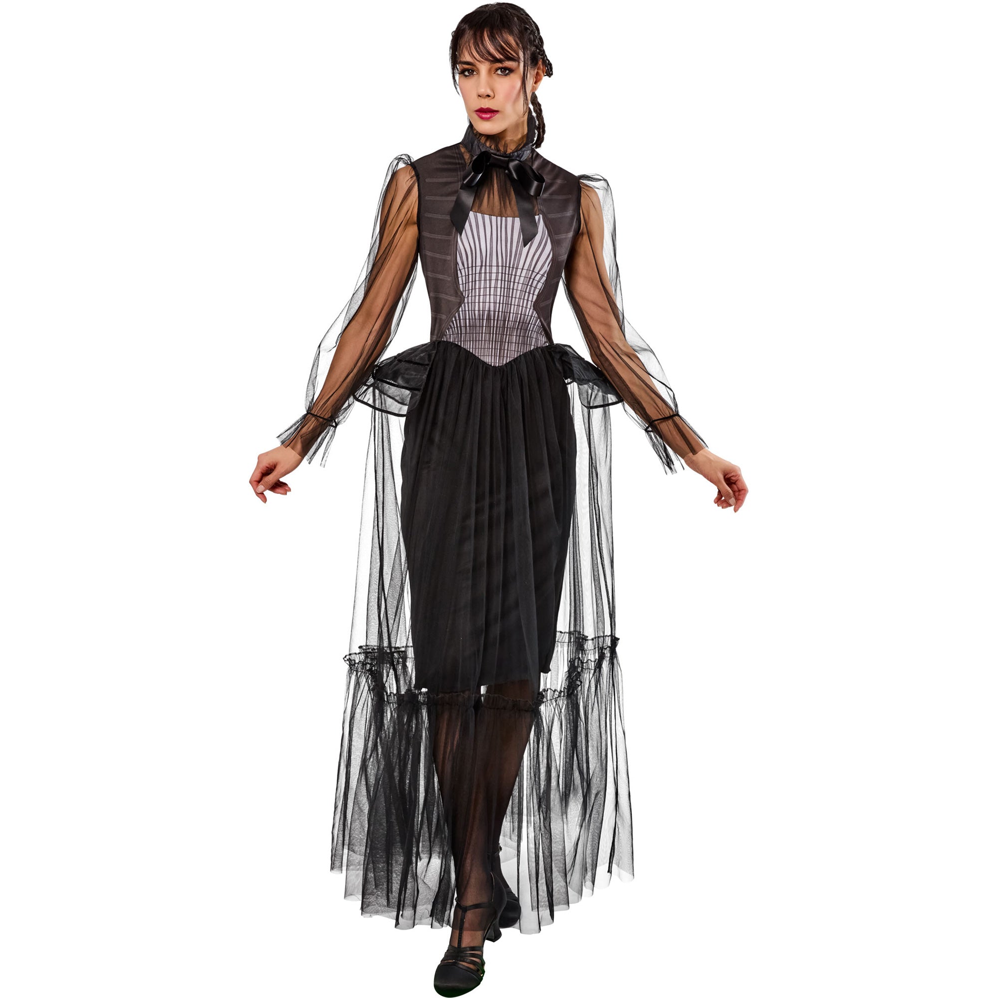 Wednesday Addams Graveyard Gala Deluxe Costume Womens