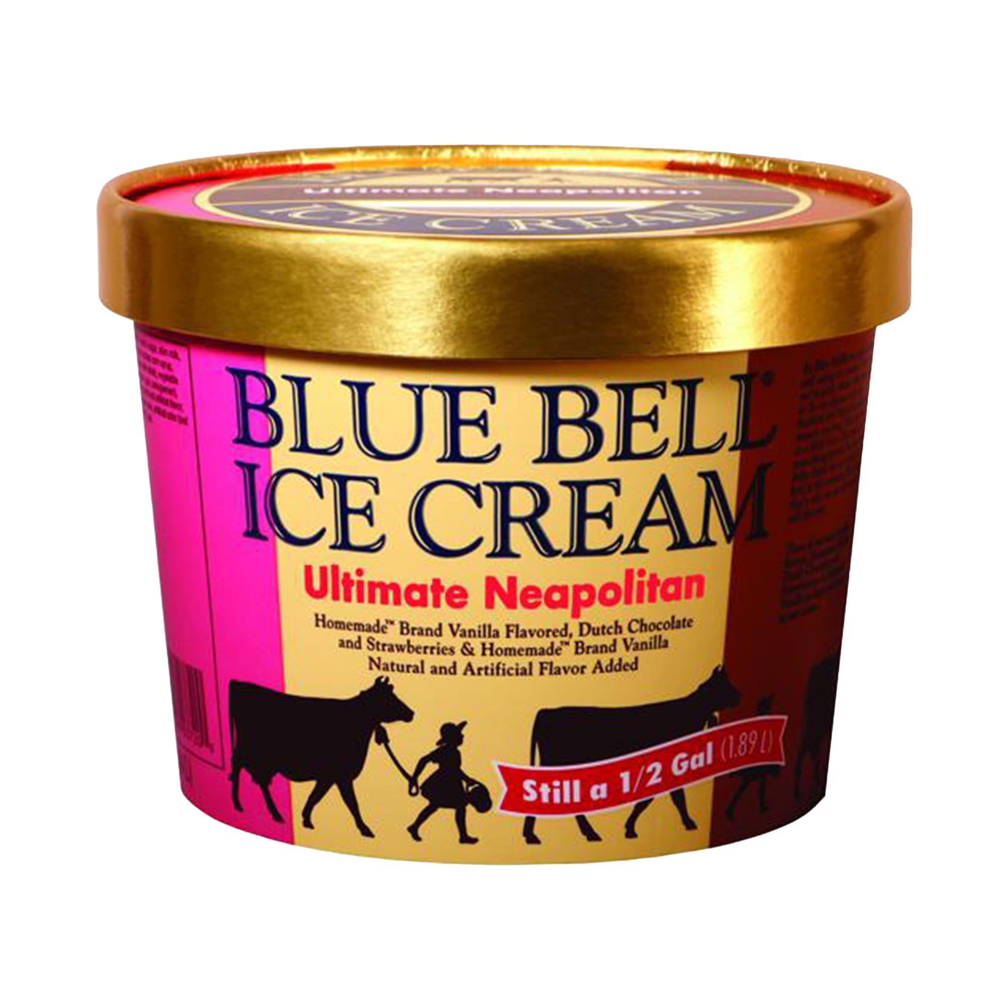 Blue Bell Ice Cream Ultimate Neopolitan (1/2 gal)