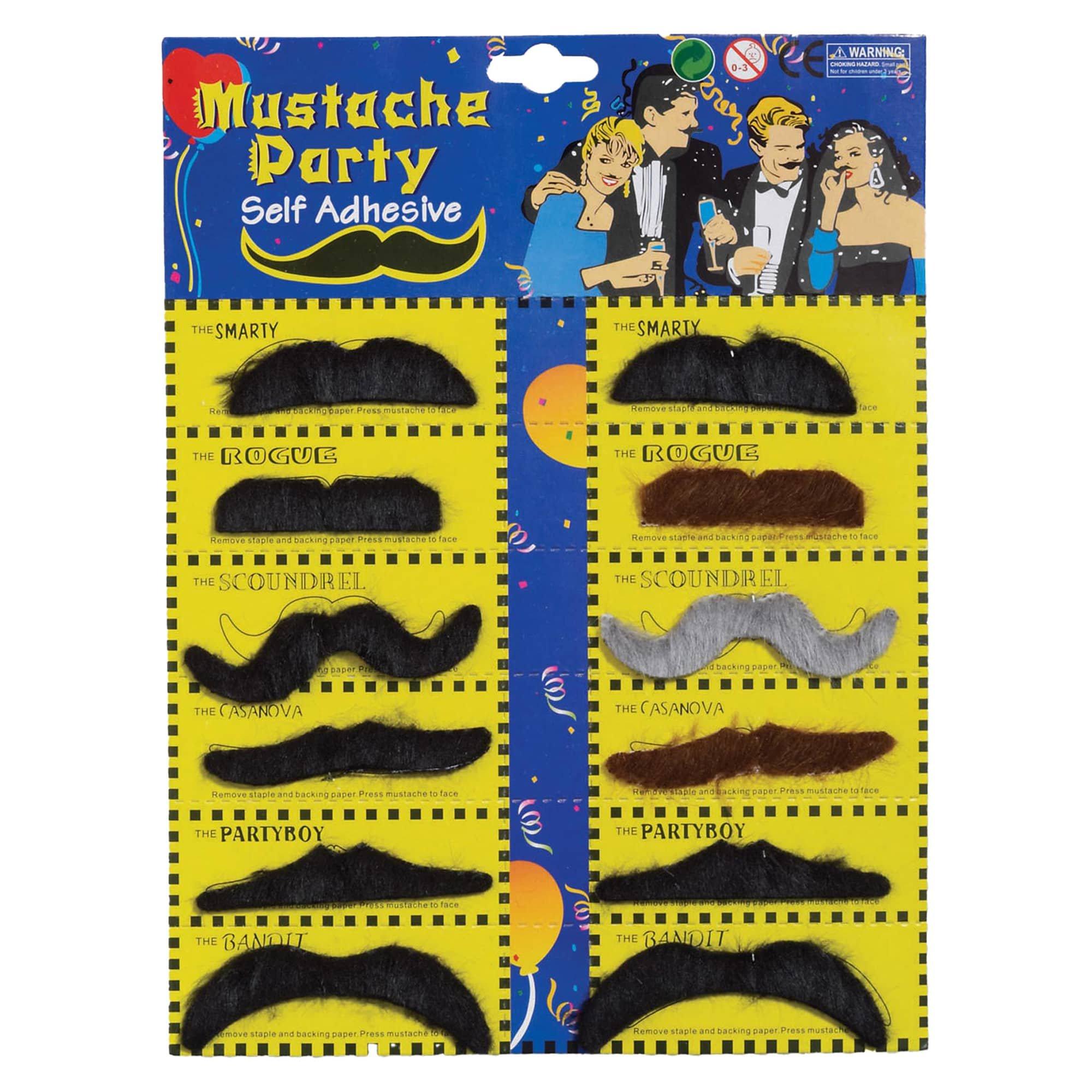 Moustache party set
