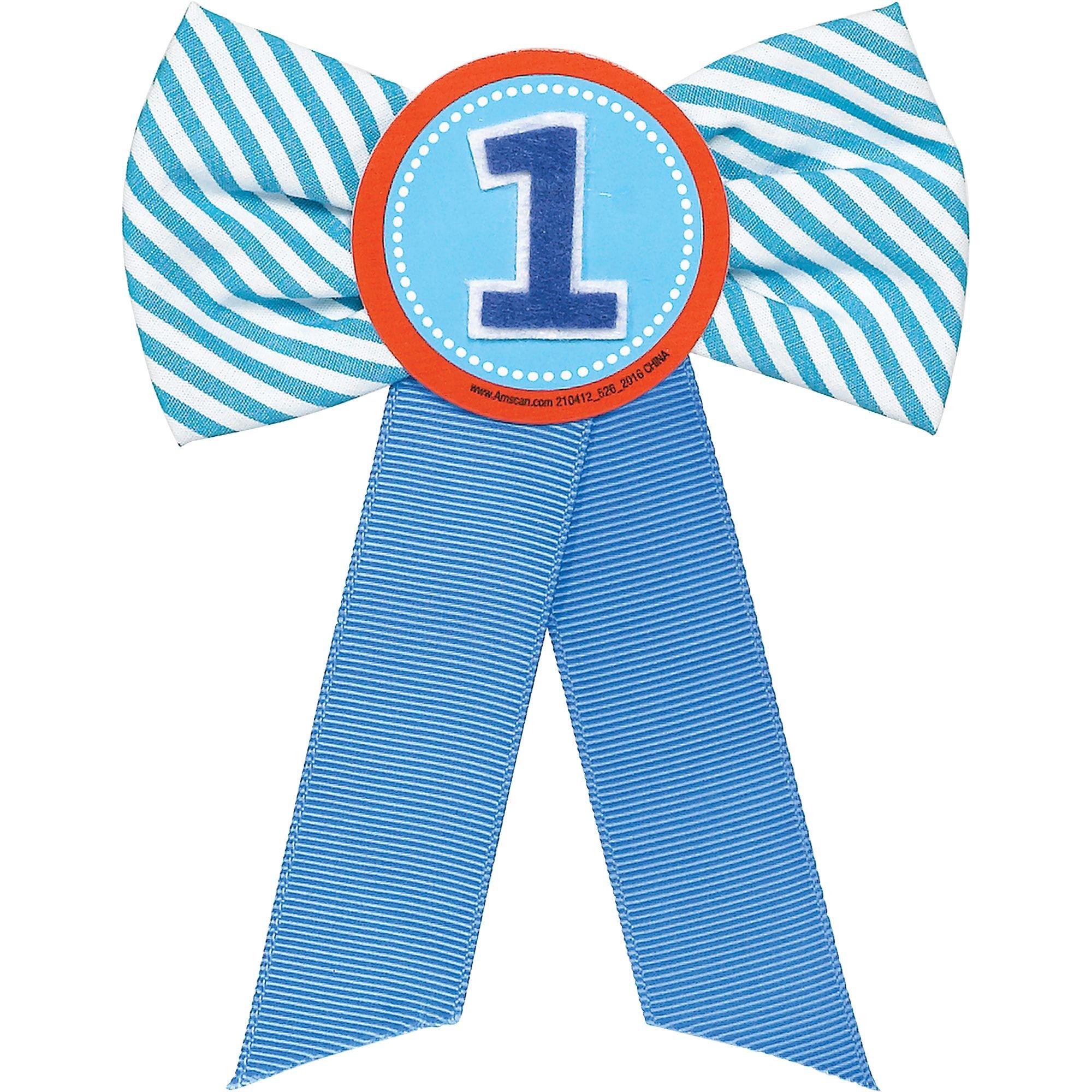 Blue 1st Birthday Award Ribbon