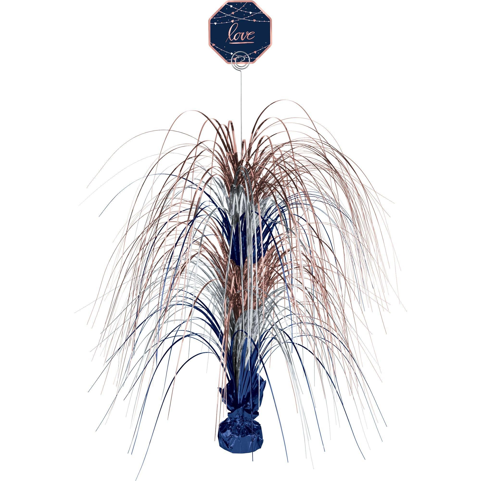 Navy Love Spray Centerpiece