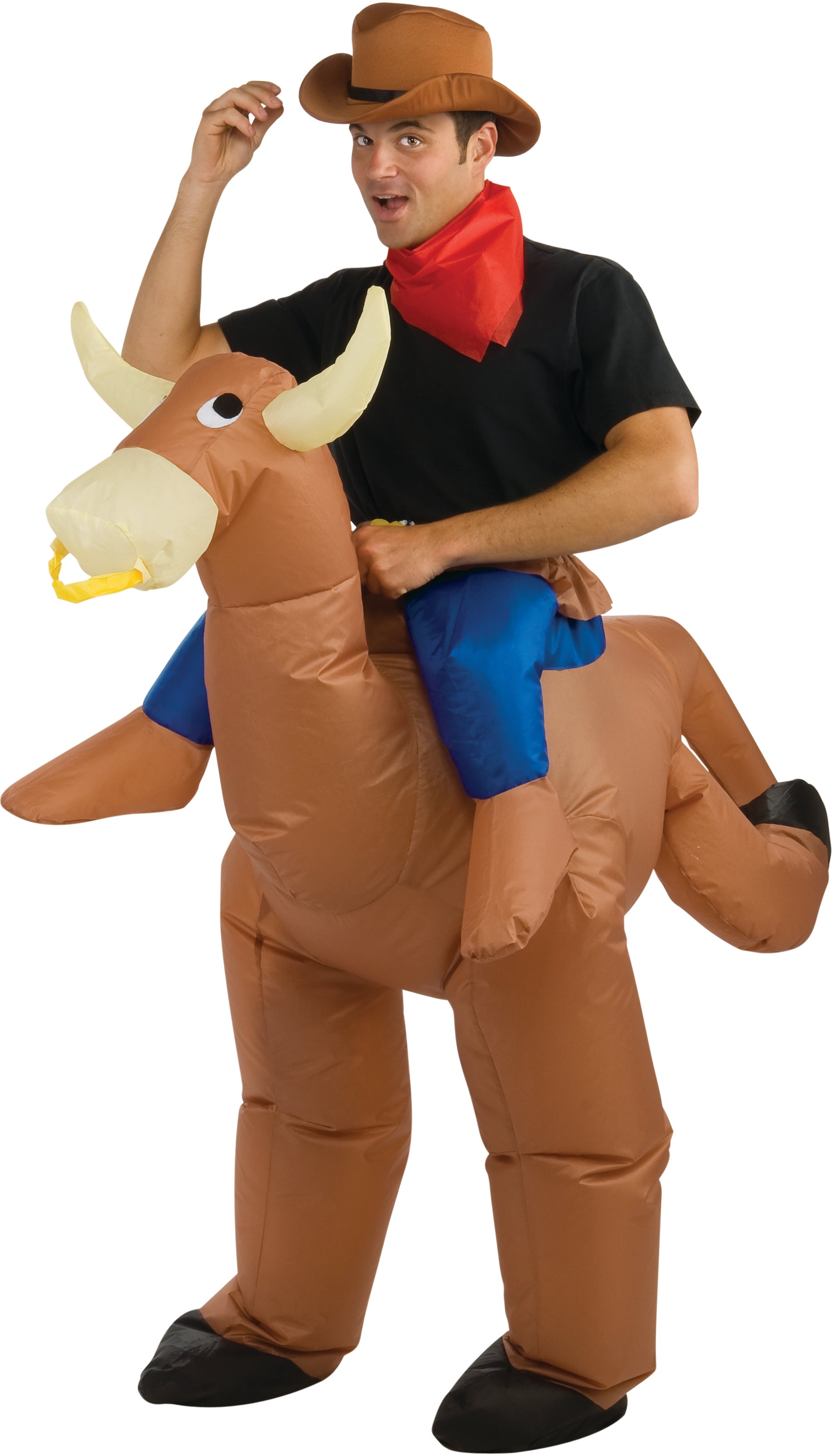 Bull Rider Adult Inflatable Costume