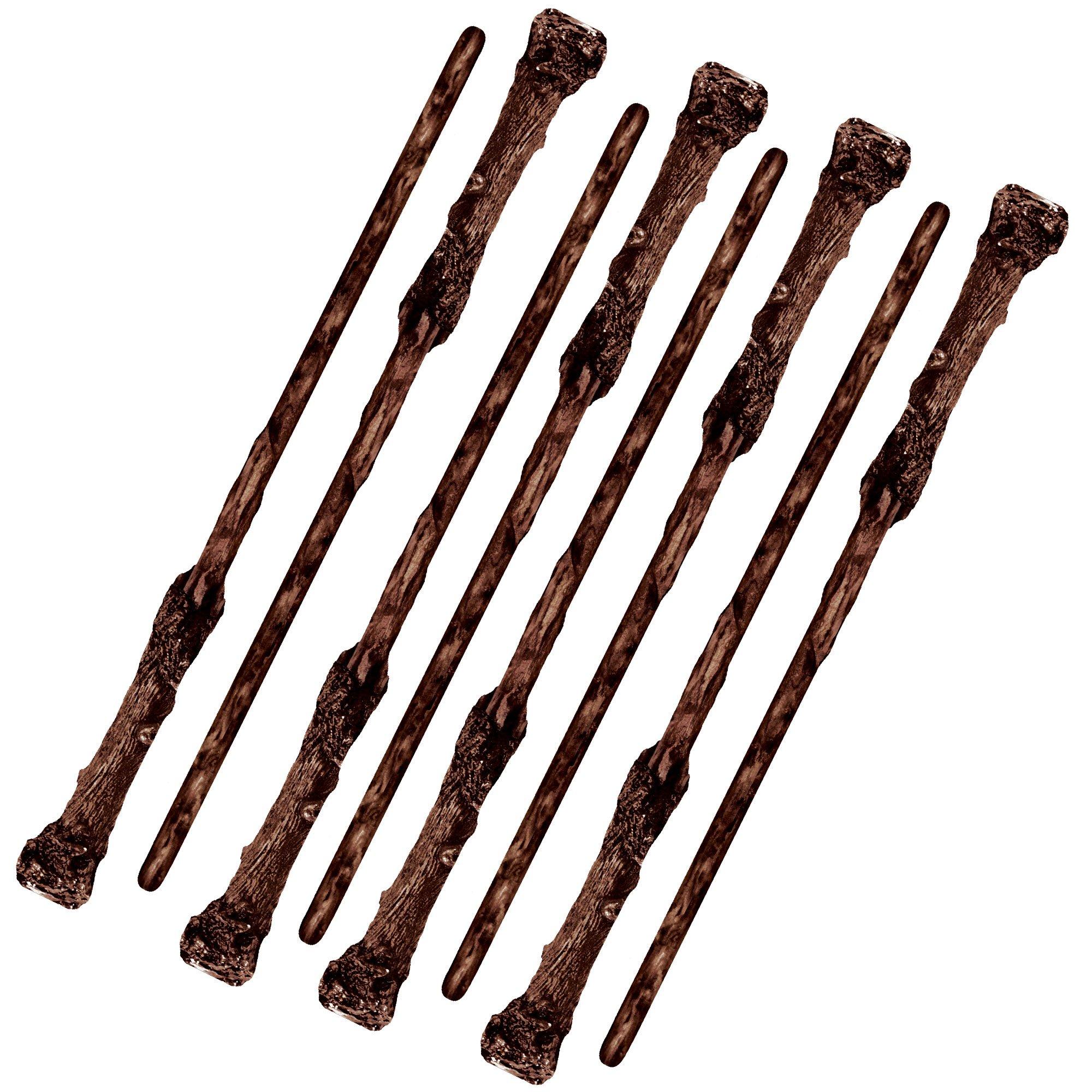 Hogwarts United Plastic Wands, 12in, 8ct - Harry Potter