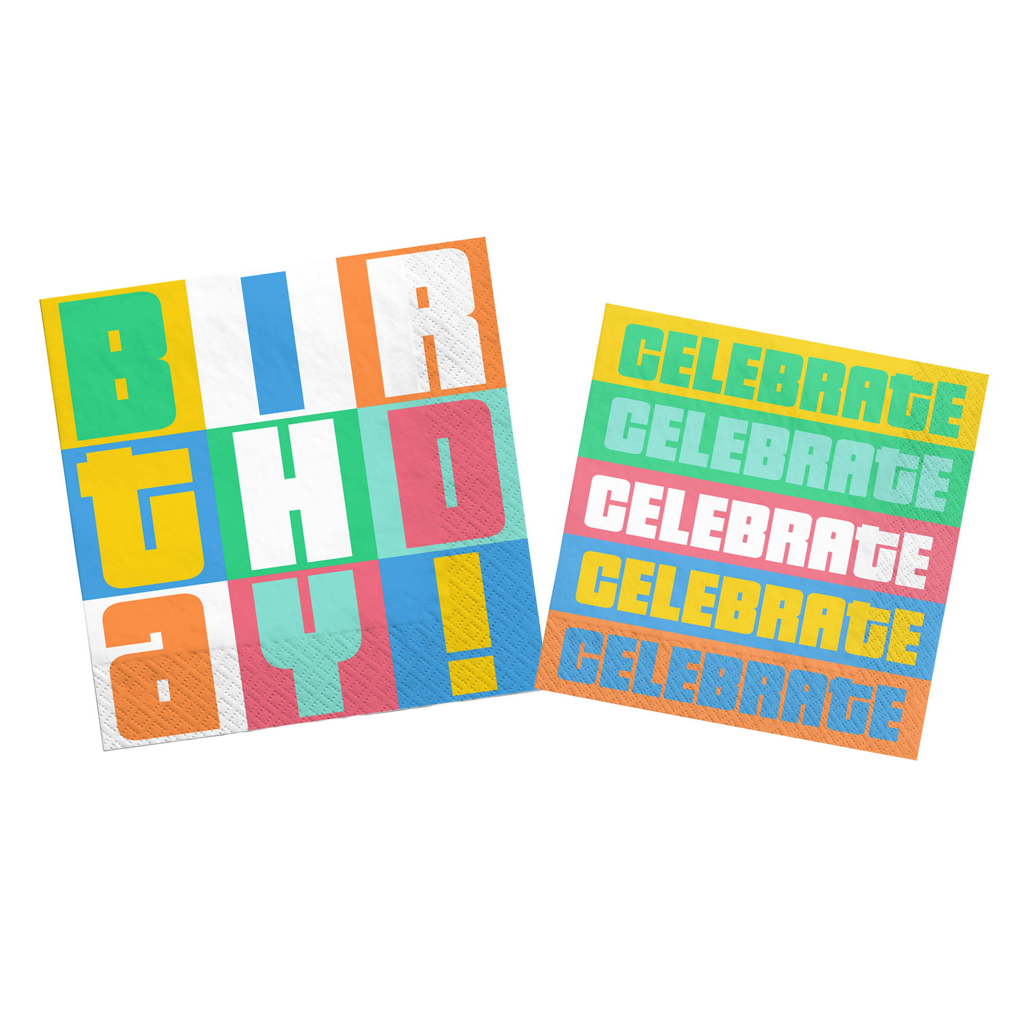 Colorful Collage Napkins, 16ct, Assorted Options