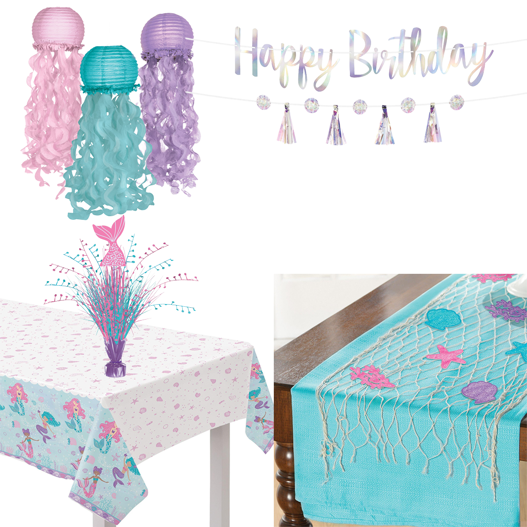 Mermaid Birthday Decoration Kit