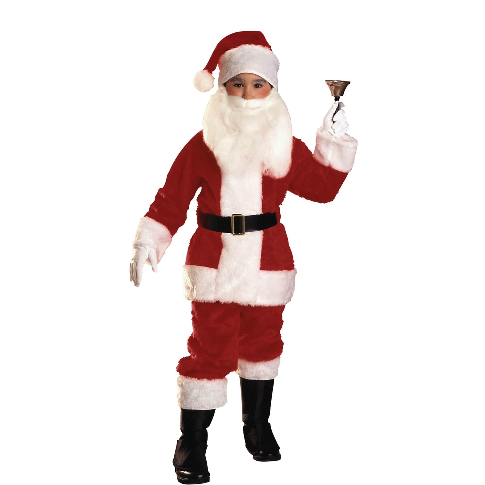 Boys' Plush Santa Suit Costume
